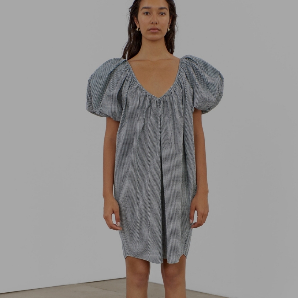 Mara Hoffman ODINE dress Gingham Medium
